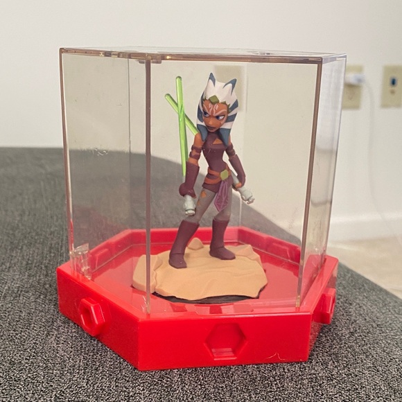 Action Figure with Red Base
